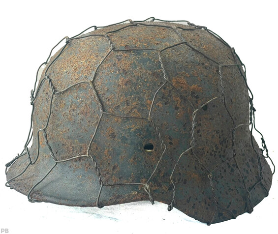 German helmet M35 / from Kaluga