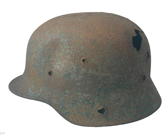 German helmet M35 / from Kaluga