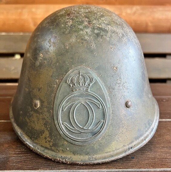 Romanian helmet / from Stalingrad