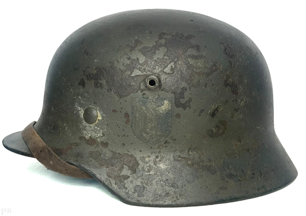 Wehrmacht helmet M40 / from Demyansk pocket