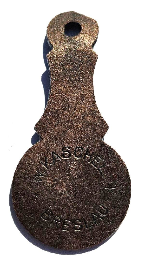 Padlock cover W.Kaschel * Breslau / from Stalingrad