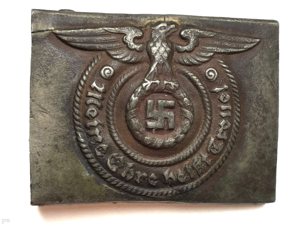 Waffen-SS belt buckle "Meine Ehre heißt Treue" / from Königsberg