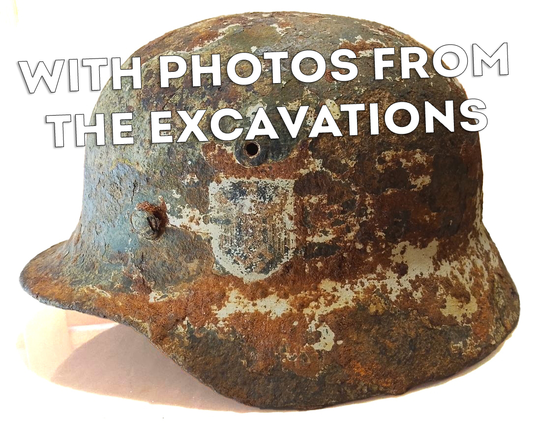 Winter camo Wehrmacht helmet M40